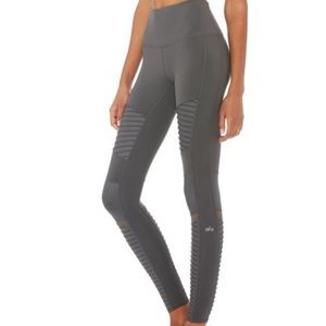 High-Waist Moto Legging